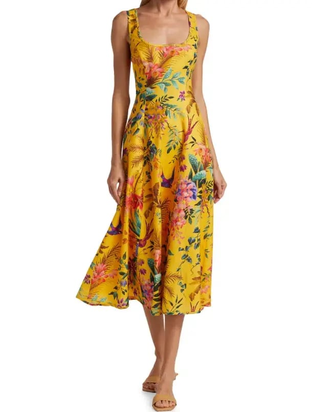 Zimmerman Tropicana Midi in Mango (size 3) photo 4