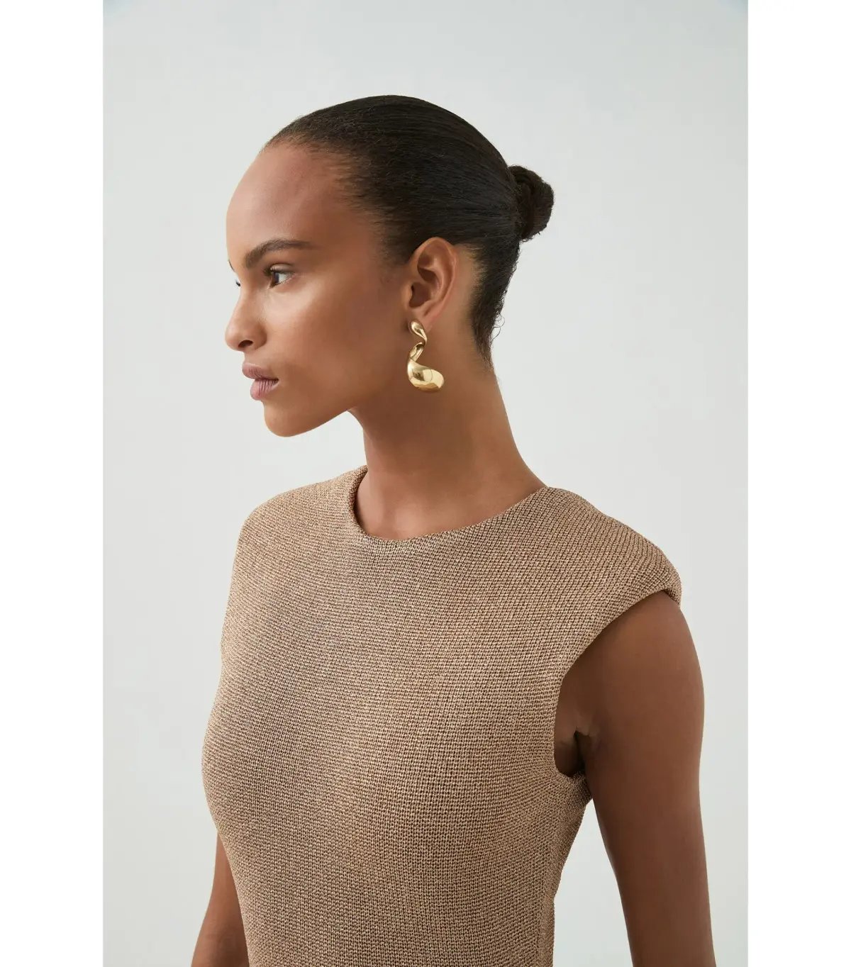 Aje Breeze Knit Midi Dress Rose Gold Size XS / AU 6 photo 3