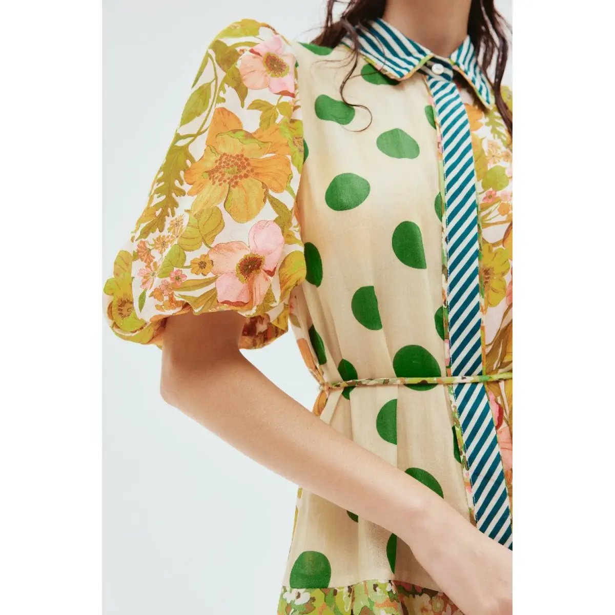 Alemais Finn Shirt Dress Multi Size 6 photo 2