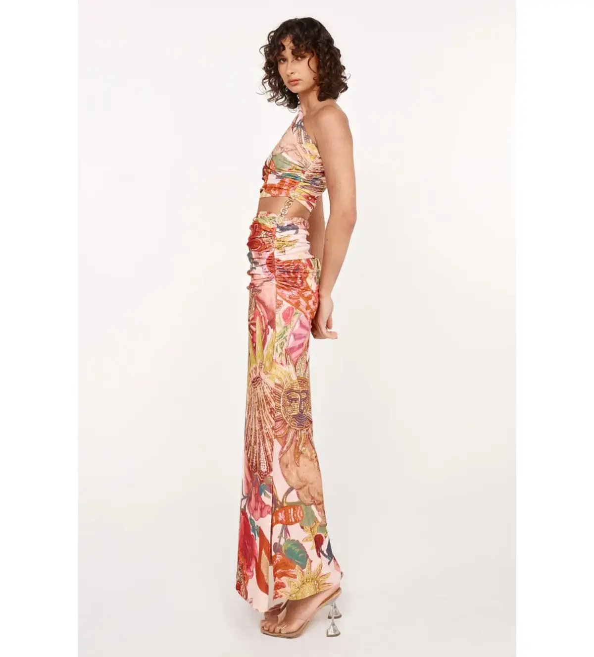 She is OLLÁ Ophelia Maxi Dress Victor Print Size AU 8 photo 3