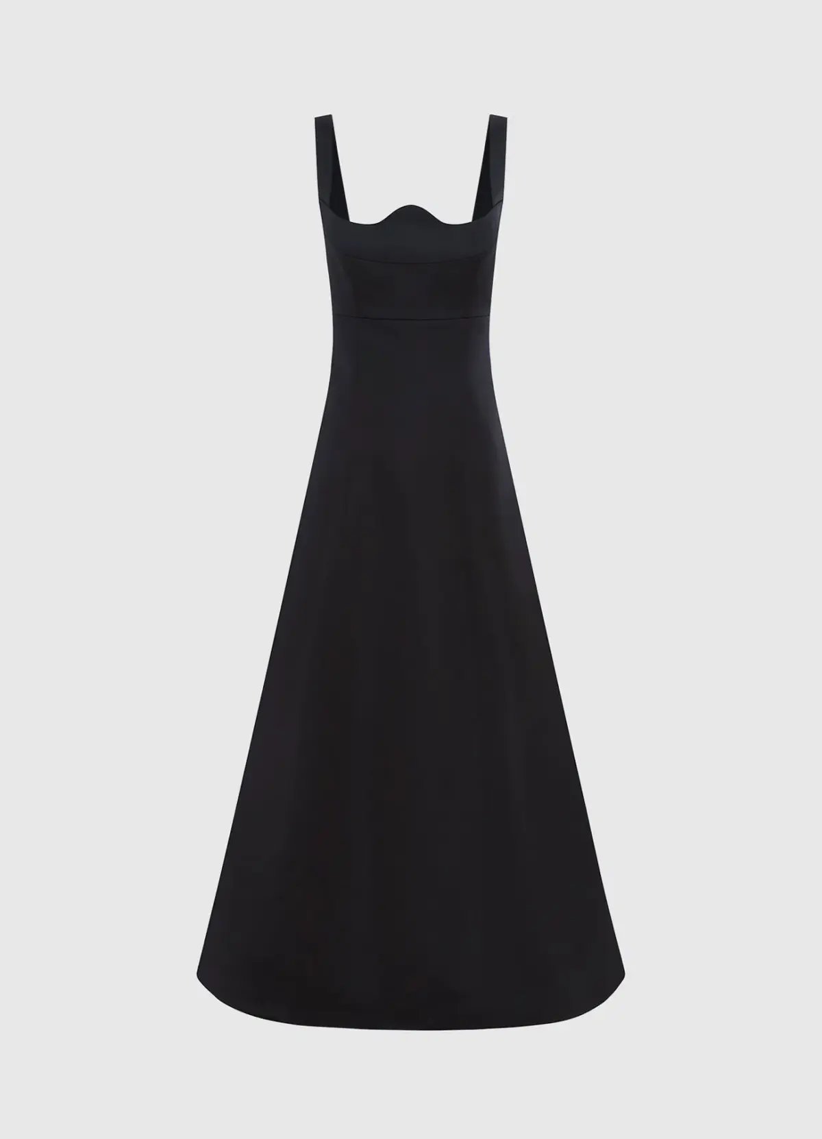Leo Lin Odette Midi Dress Ebony Size 8 photo 4