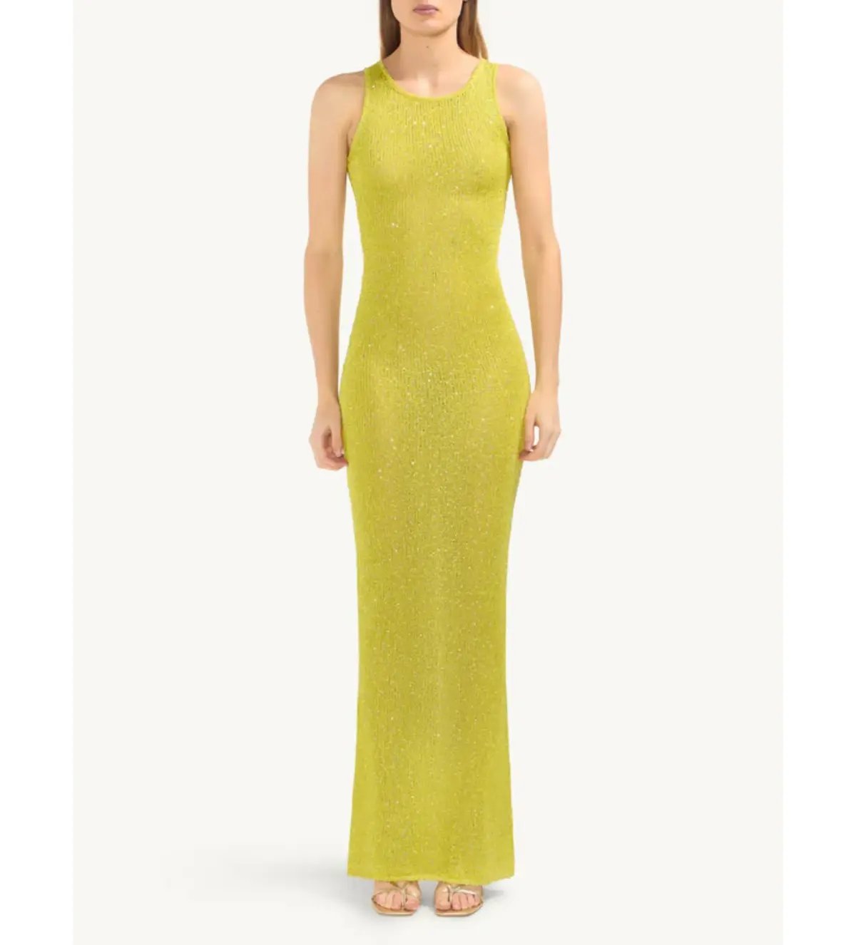 Astra Resort Natalia Dress Chartreuse Sequin Size XS / AU 6 photo 4