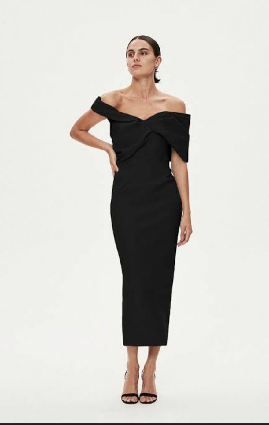 Rachel Gilbert Matteo Dress In Black photo 2