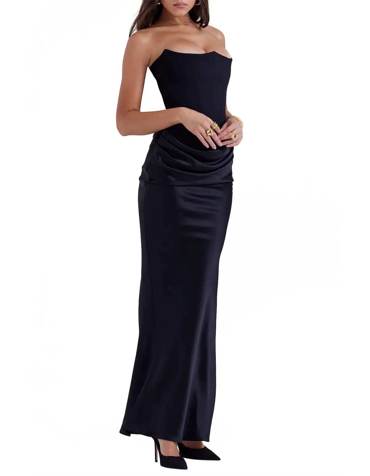 House of CB Black Persephone Dress Viral Black Size XS / AU 4 photo 2