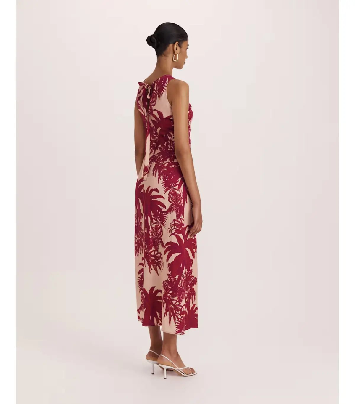 Saba Brielle Midi Dress Red Multi Size AU 12 photo 4