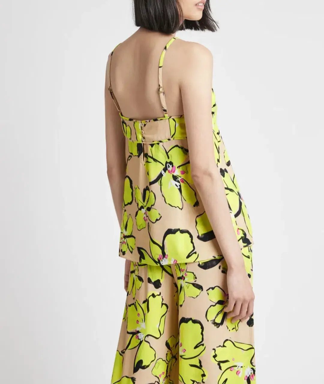 Aje Pelicano Citrus Bloom Strap Cami Top Print Size 12 photo 2