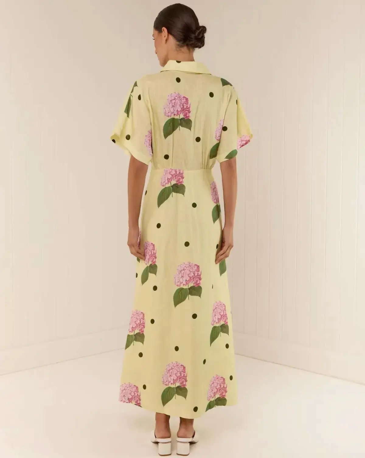 Palm Noosa Jasmine Dress Yellow Floral Size 10 photo 2