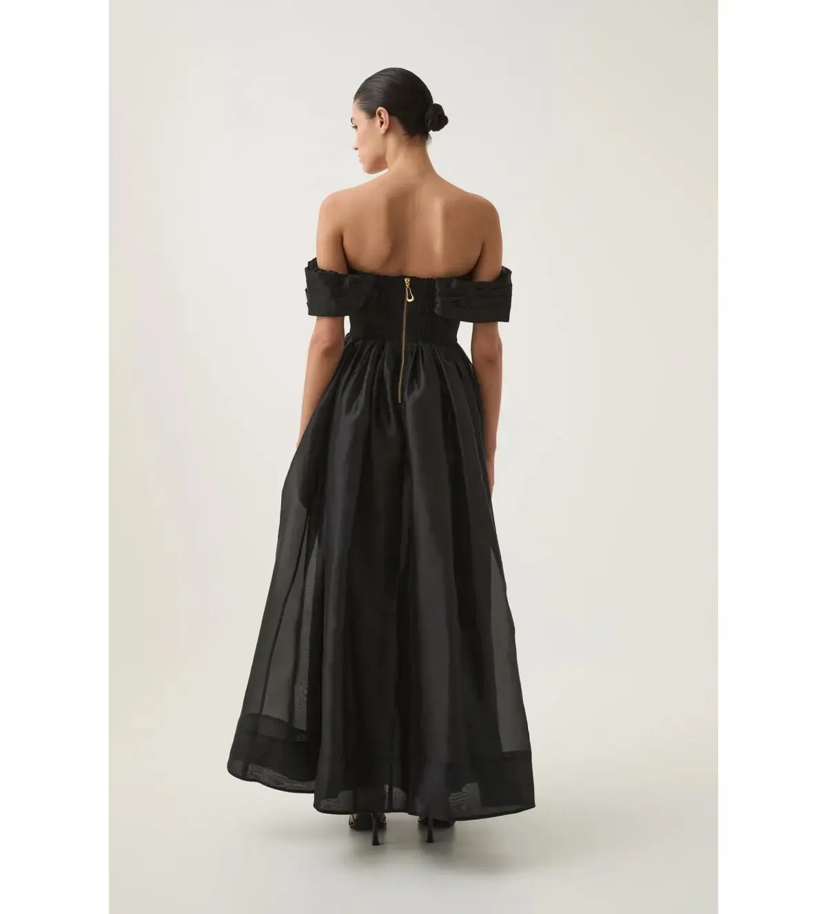 Aje Cordelia Corset Maxi Dress in Black Size S / AU 8 photo 3