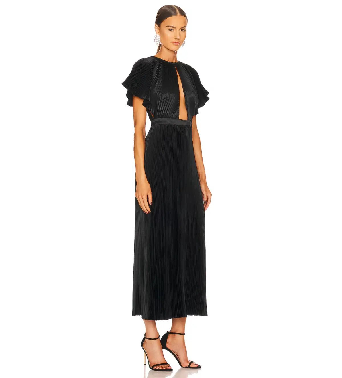 L’Idee Theatre Maxi Gown in Noir Size AU 8 photo 2