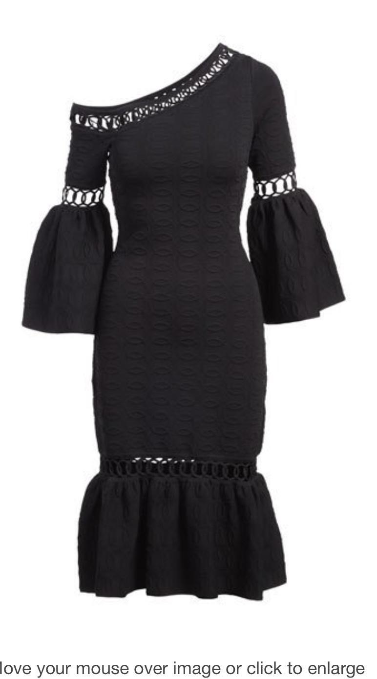 Jonathan Simkhai  Chain Link knit Fit and Flare Midi Dress photo 3