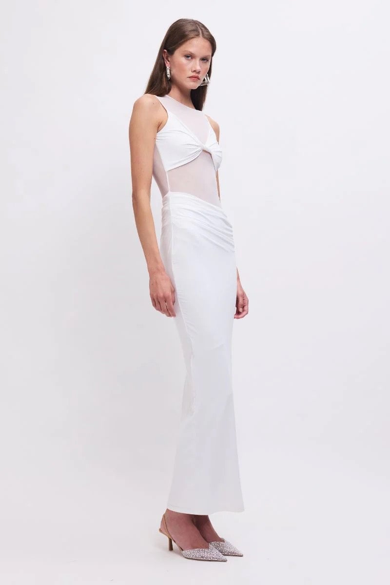 Suboo Auguste Sleeveless Maxi Dress - White photo 2
