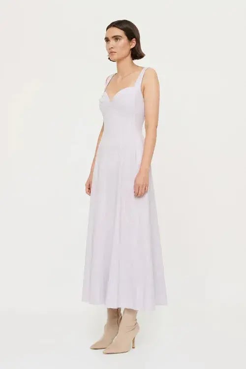 Clea Remy Bustier Midi Dress in Lilac Size XS / Au 6 photo 5