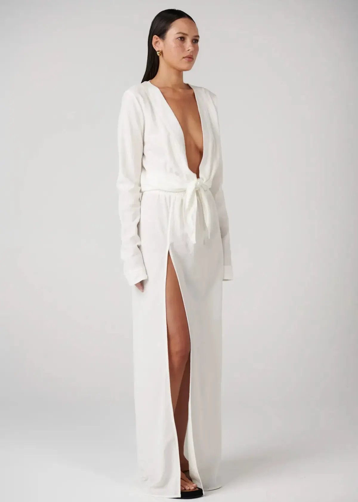 Bayse Rayna Maxi Dress in Ivory Size 10 photo 2