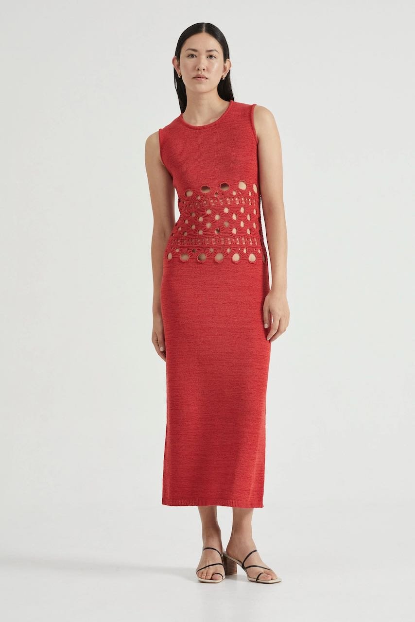 THIRD FORM BREAK AWAY KNIT TANK DRESS - SCARLETT photo 2