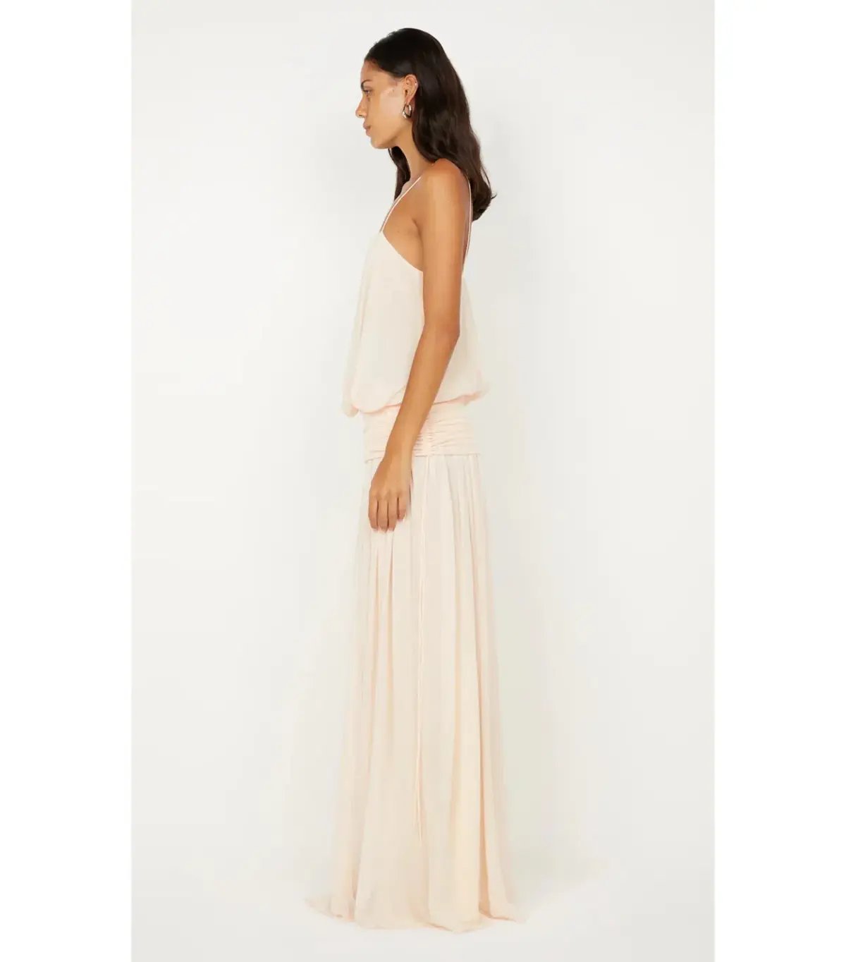 Bec & Bridge Camille Blouson Maxi Dress Peach Size 12 photo 4