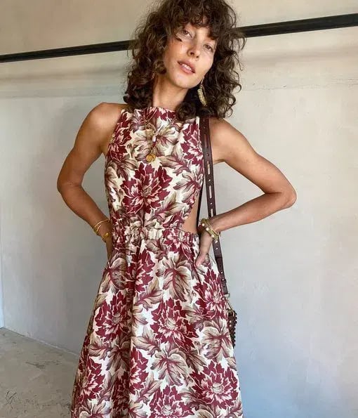 Sir the Label Valetta Maxi Dress Floral Print Size 1 / AU 8 photo 3