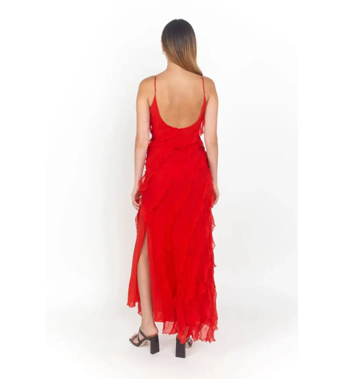 Rat & Boa Cecilia Dress in Red Size 8 photo 3