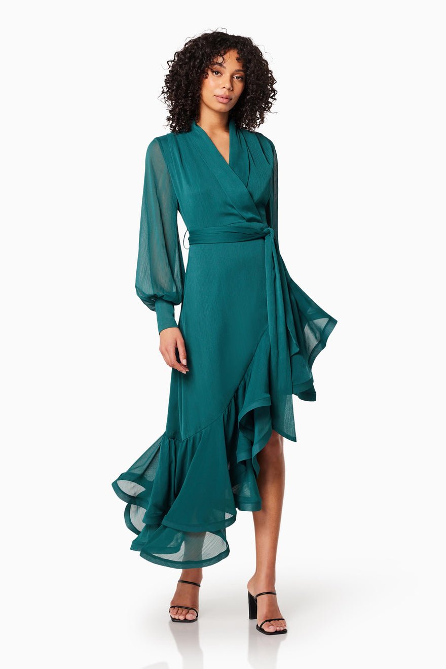 Elliatt Genevieve Dress - Forest Green photo 4