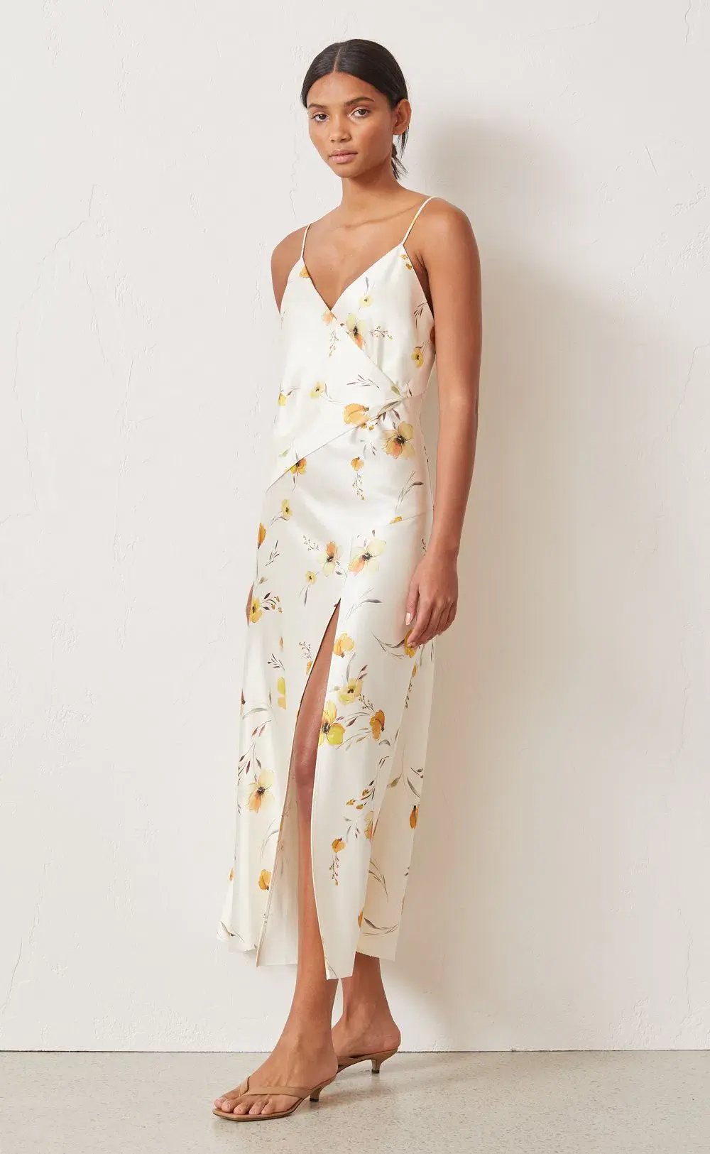 Bec & Bridge Colette Wrap Midi Dress Print Size 8 photo 2