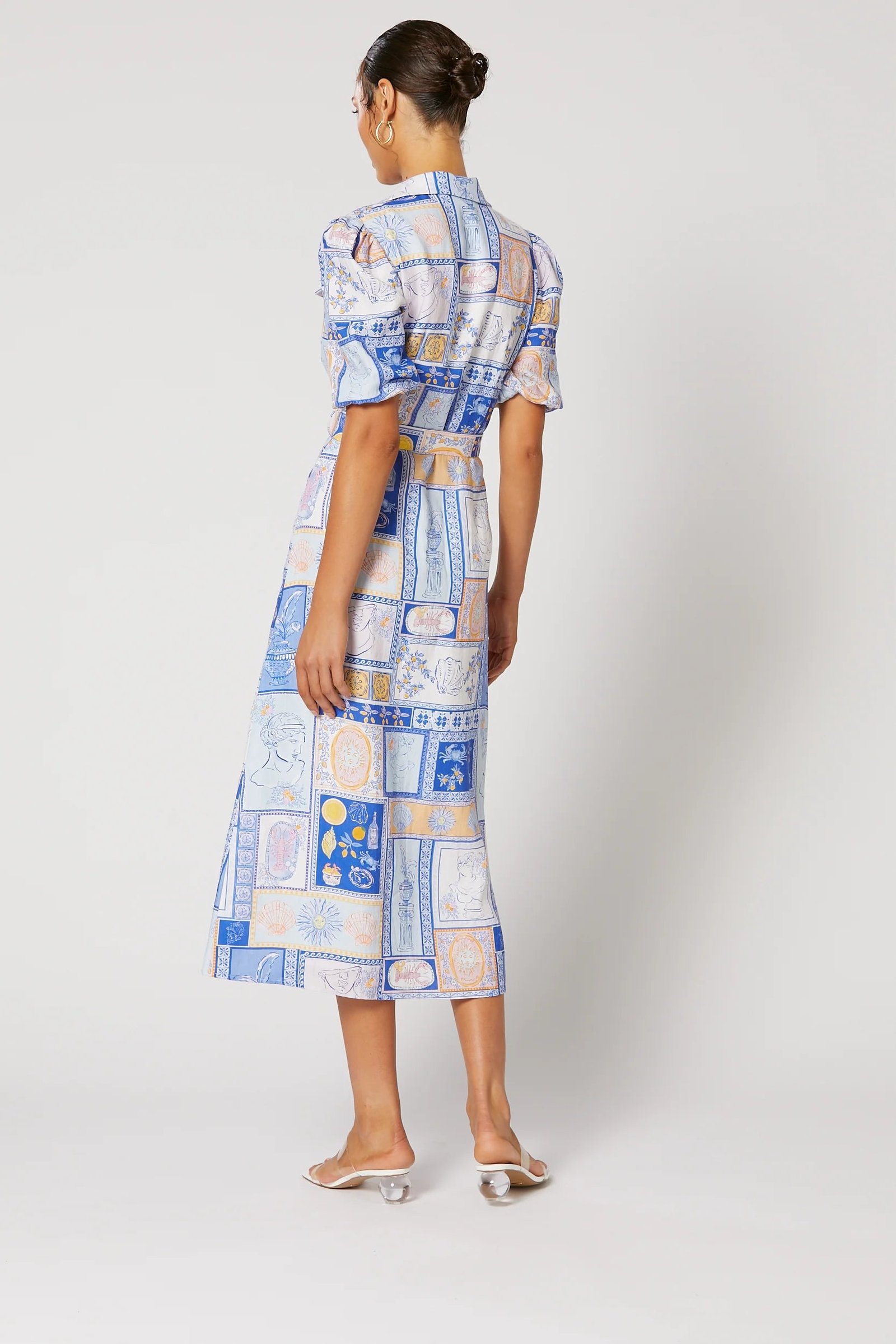 WINONA AMALFI MIDI DRESS - MULTI photo 5