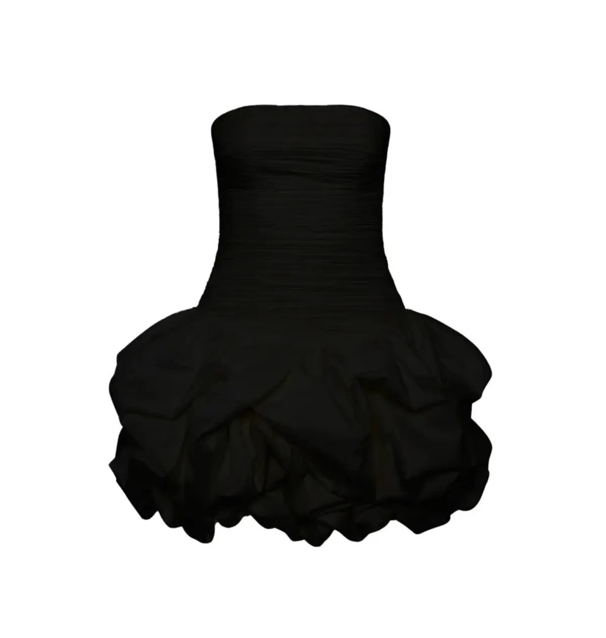 Aje Violette Bubble Hem Mini Dress in Black Size AU 6 photo 4
