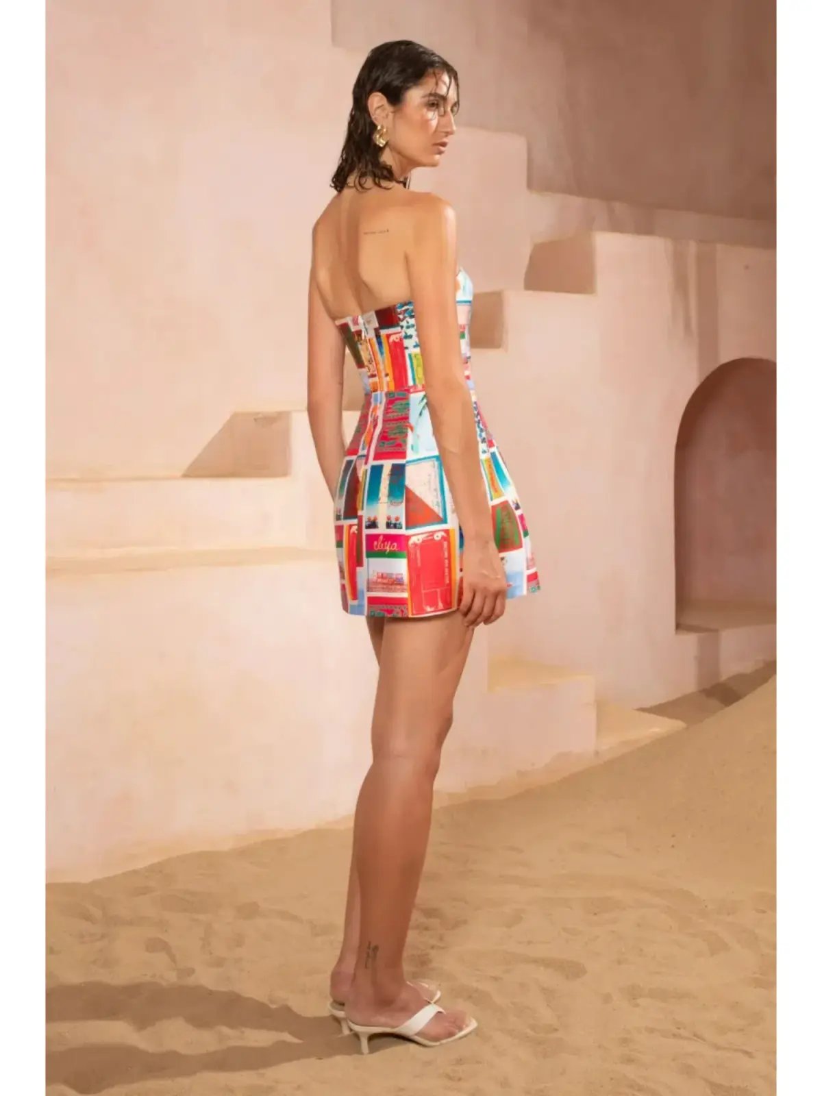 Eliya The Label Messina Dress in Print Size M / AU 10 photo 3