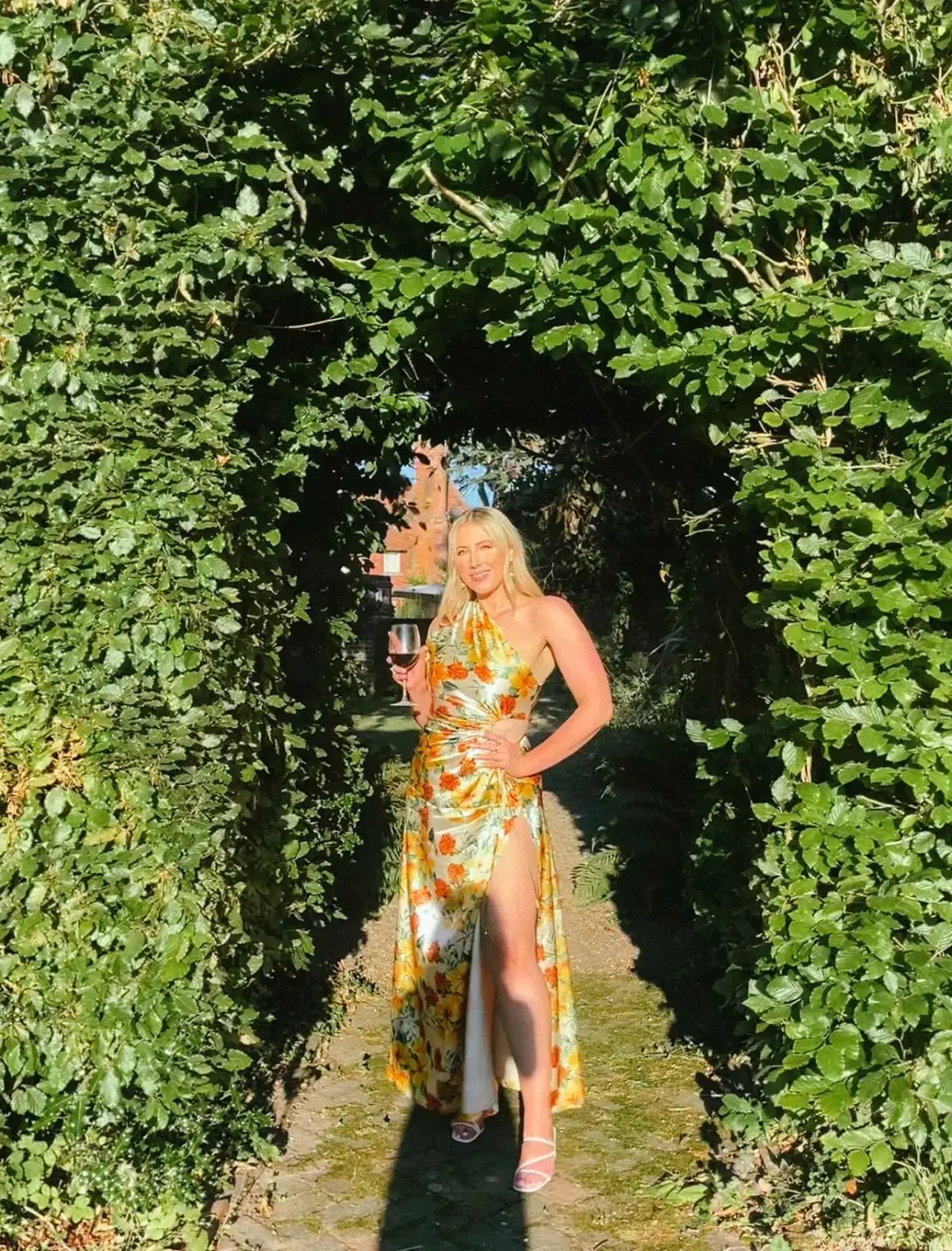 Sonya Moda Nour Yarden Floral Maxi Dress Print Size 12 photo 4