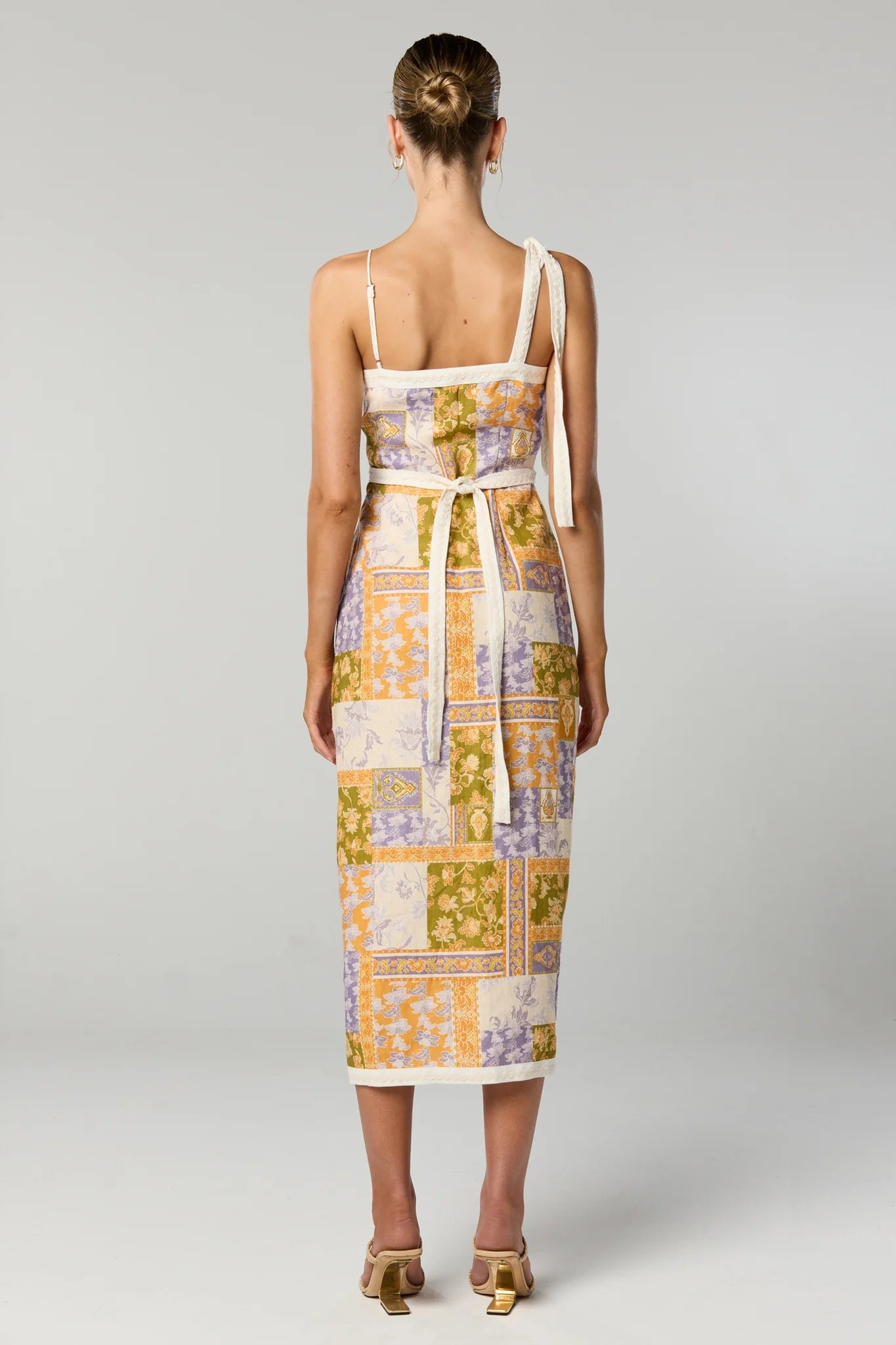 WINONA BILLIE ASYM DRESS - PATCHWORK FLORAL photo 4