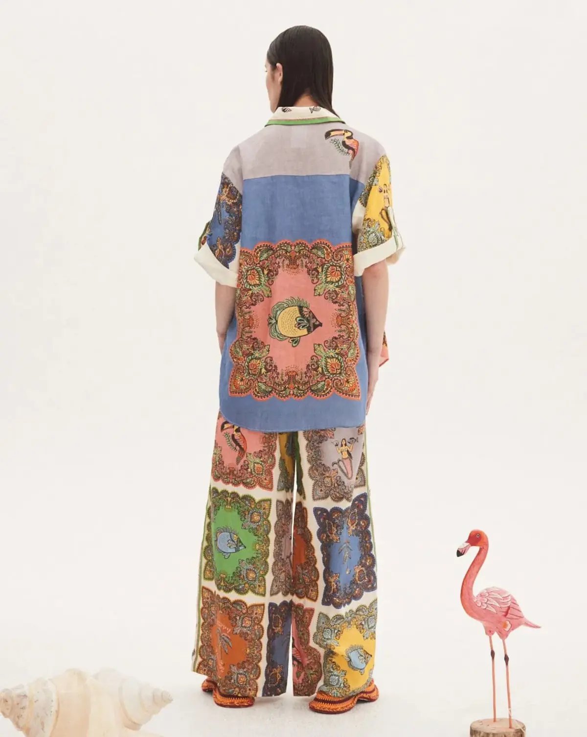 Alemais Trippy Troppo Shirt And Pant Set Multi Size 14 photo 2