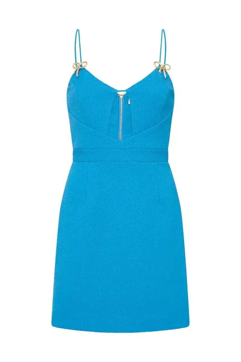 Rebecca Vallance Hermosa Mini Dress Blue Size 8 photo 3