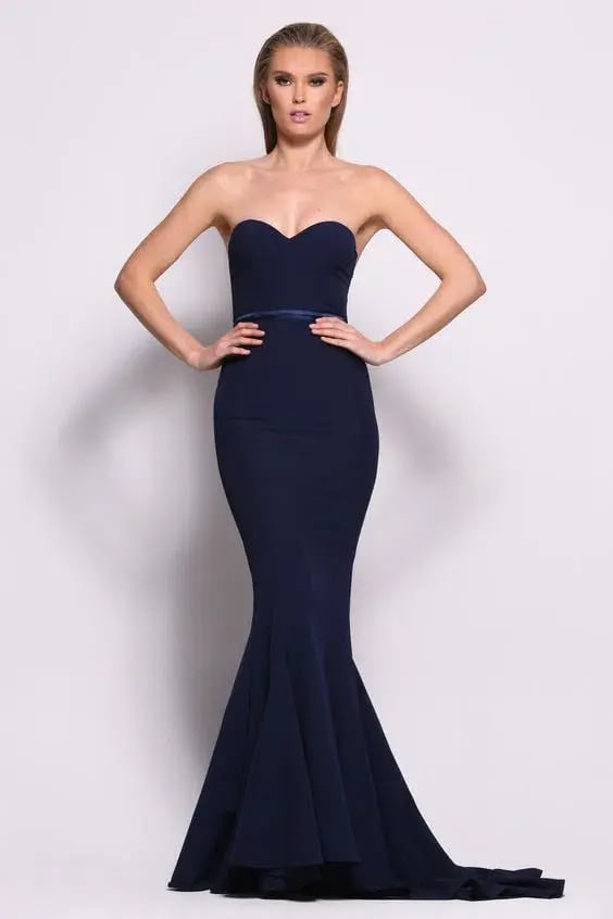 Elle Zeitoune Arianna Dress Navy Size 8 photo 3