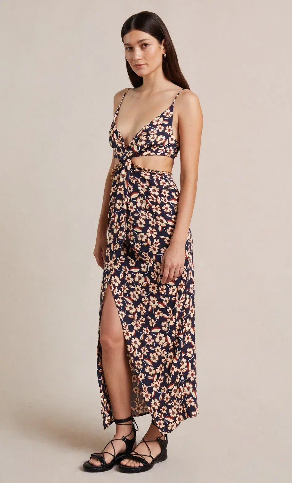 Bec & Bridge Modern Romance Twist Maxi Dress Floral Size 6 photo 2