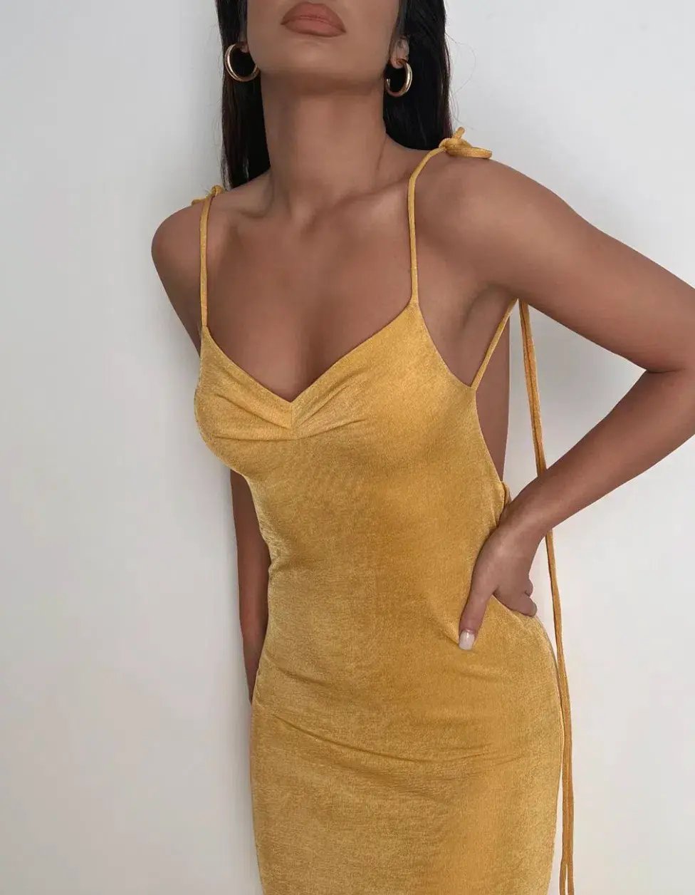 Melani The Label Pia Gown Yellow Size M/Au 10 photo 2