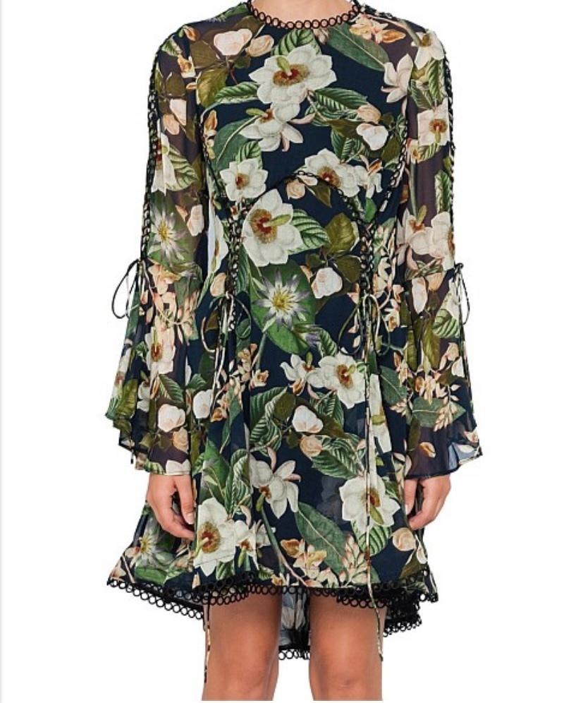 Thurley Poppy Paradise Print Dress - Size 10 photo 4