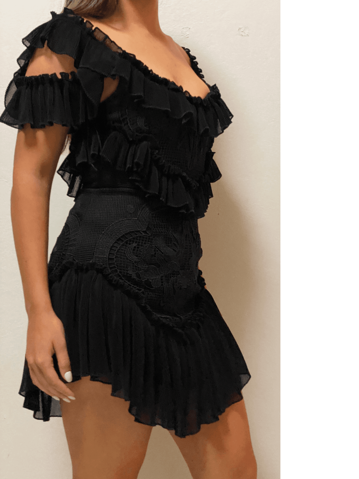 Alice McCall Love Birds Dress Black Size 8 photo 5