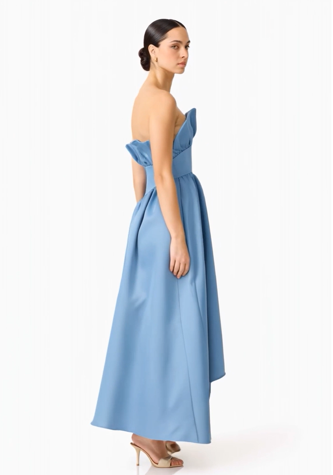 Elliatt Laurel Gown - Steele Blue photo 4
