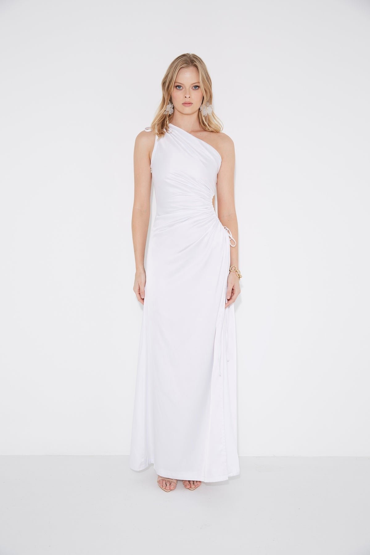 SONYA NOUR WHITE MAXI DRESS - WHITE photo 11