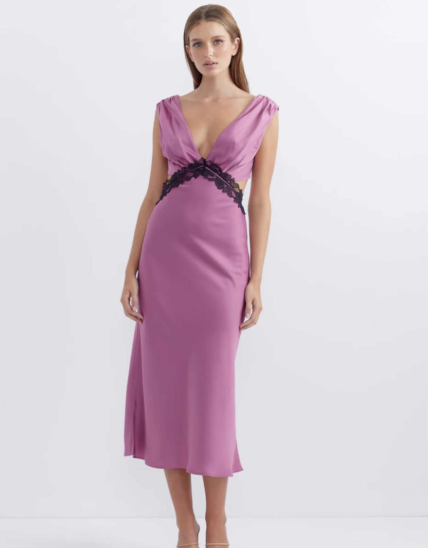 Pasduchas Alight Lace Midi, Mulberry photo 2