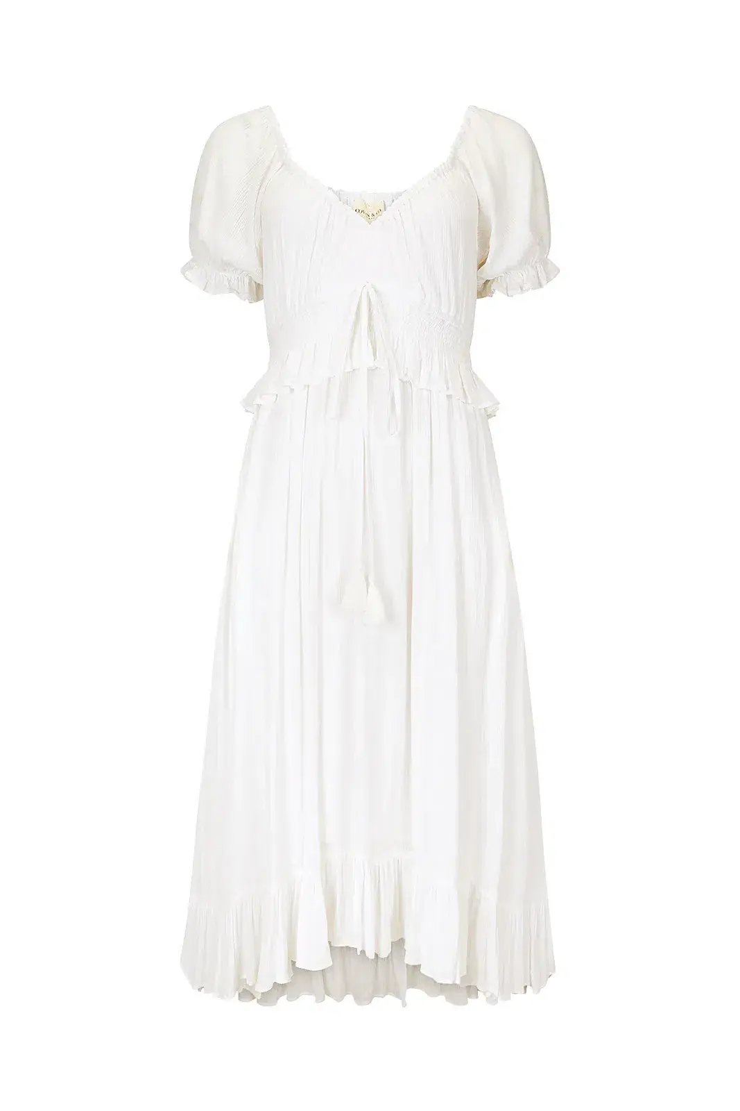 Coven & Co Boho Maternity True Romance Gown White Size L / AU 14 photo 2