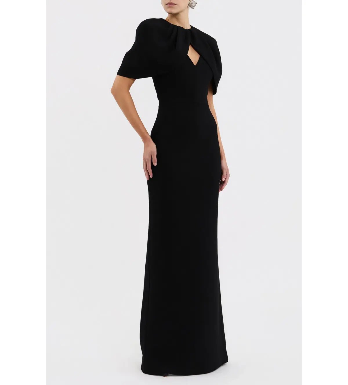 Rebecca Vallance Cameron Full Length Gown in Black Size AU 10 photo 2