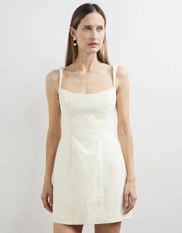Camilla And Marc Malla Mini Dress Cream Size 8 photo 2