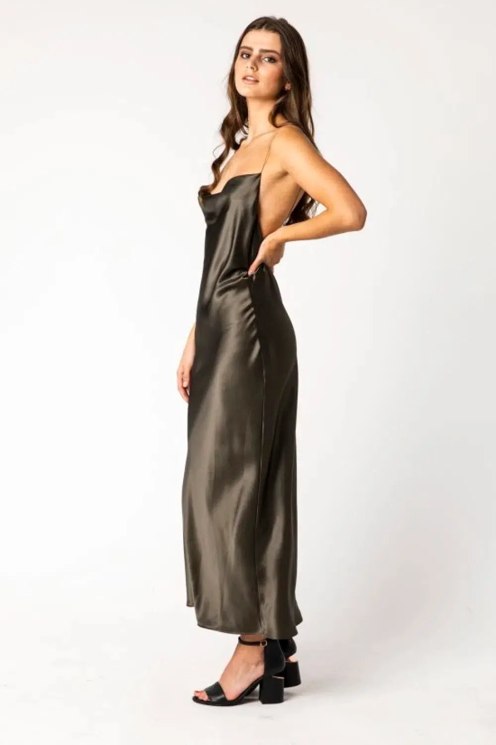 Natalie Rolt Virgo Gown Black Size 8 photo 3