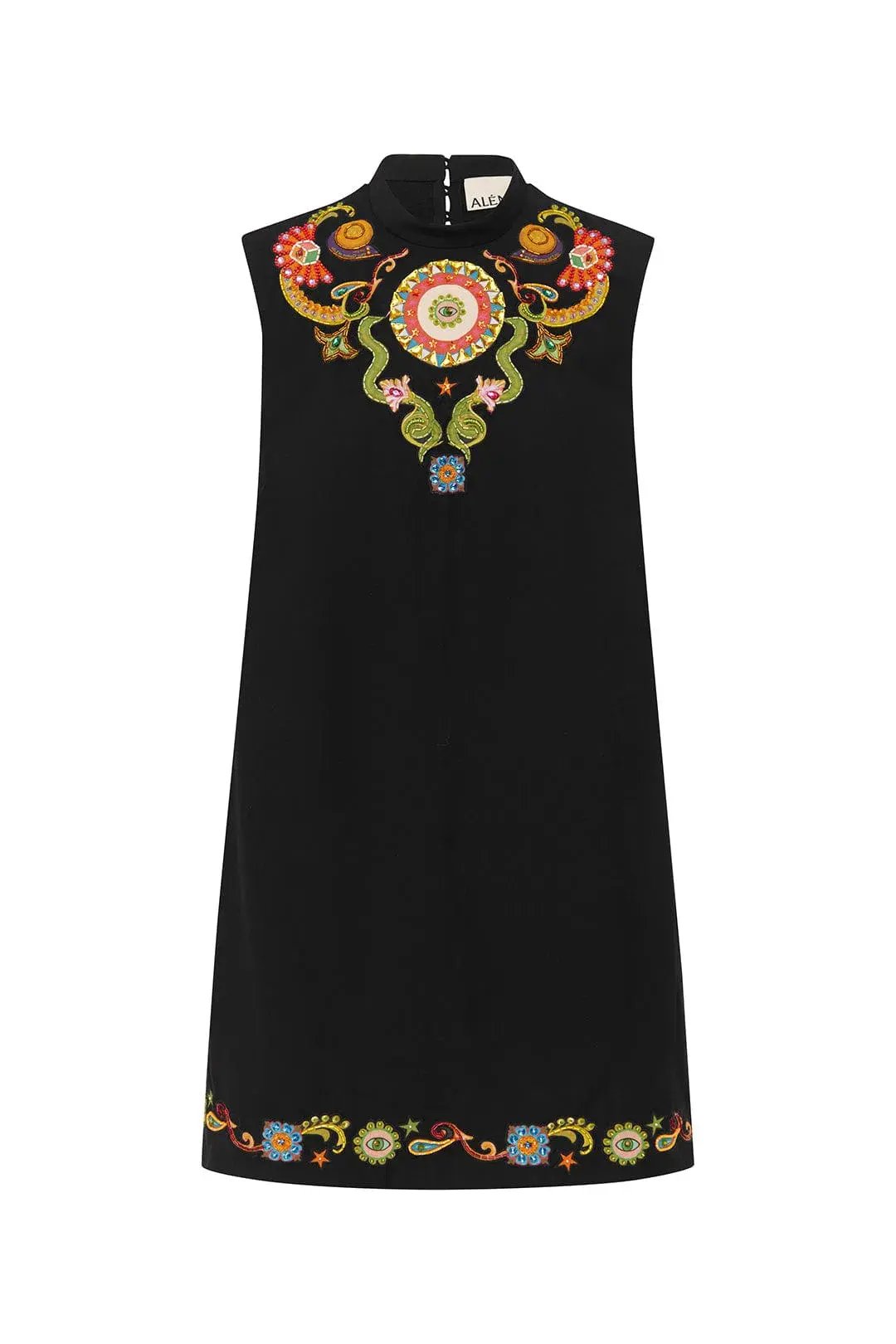 Alémais Bingo Mini Dress Black Size 12 photo 5