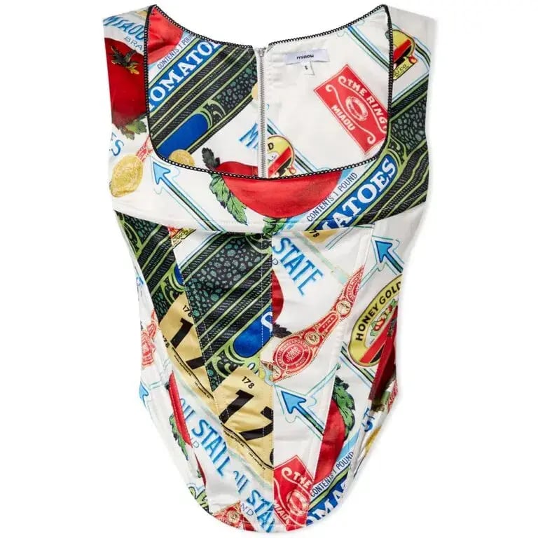 Miaou Figaro Campbell Corset Print Size 6 photo 2