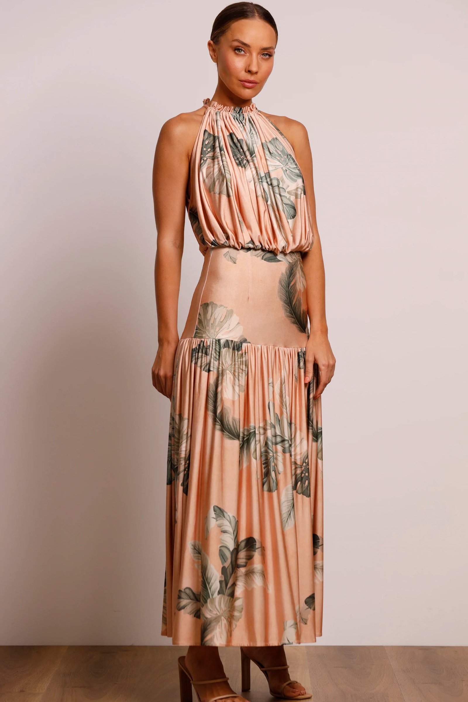 PASDUCHAS SOLSTICE HIGH MIDI DRESS - EARTH photo 5