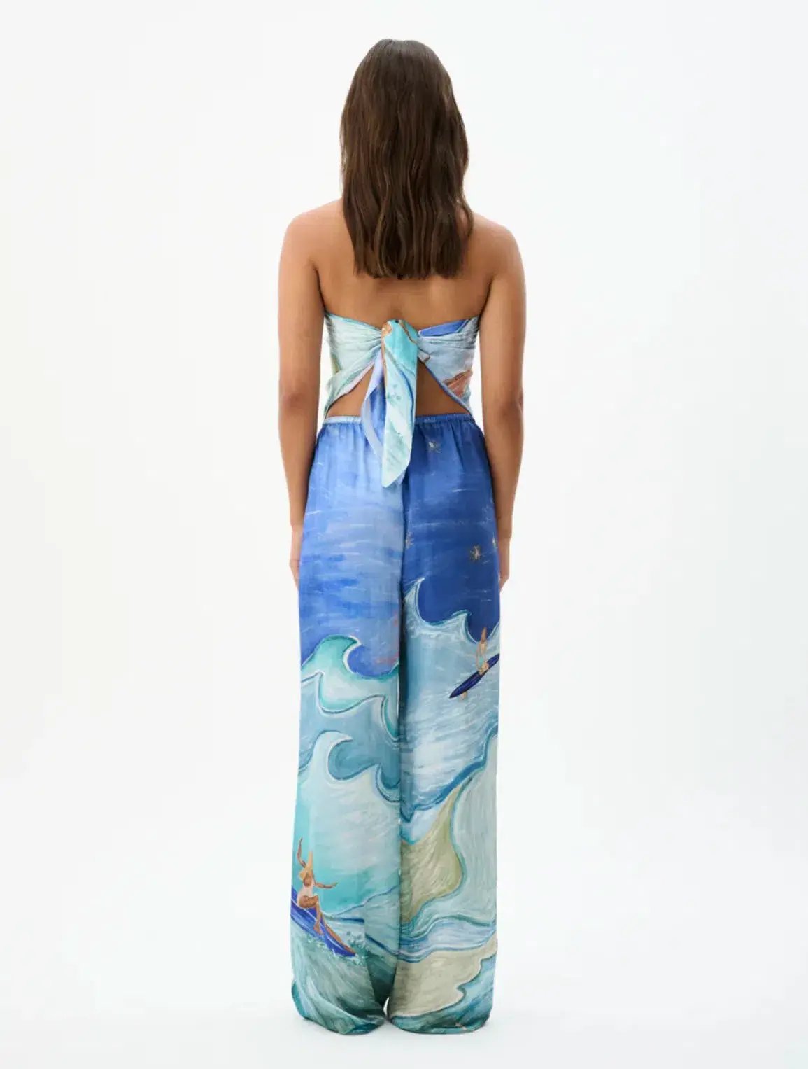 Roame Farrah Scarf Top & Taj Pant Apres Surf Size 6 photo 3