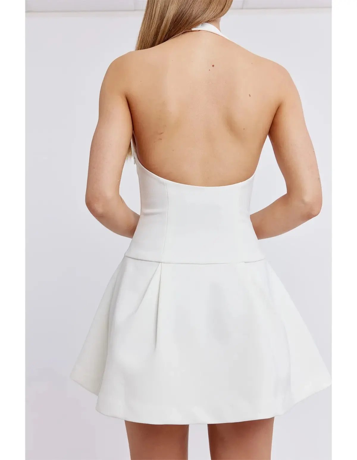 Odd Muse The Ultimate Muse Dropped Hem Mini Dress White Size S/AU 8 photo 2