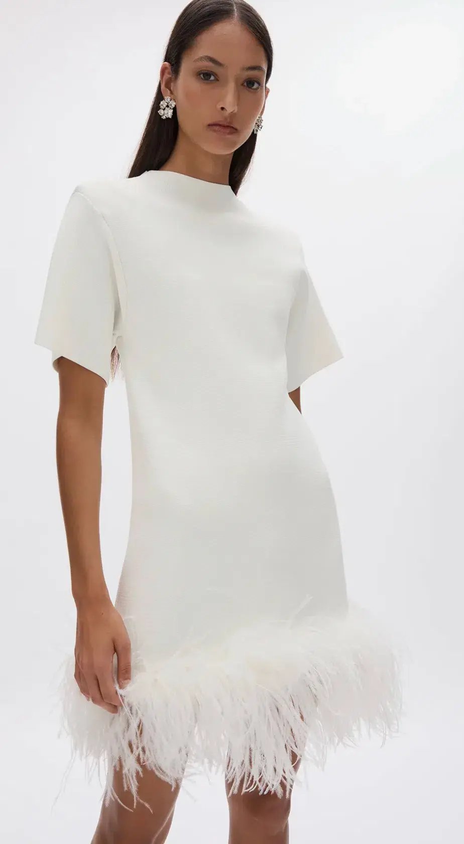 Rachel Gilbert Rita Mini Ivory Au Size 10 photo 2