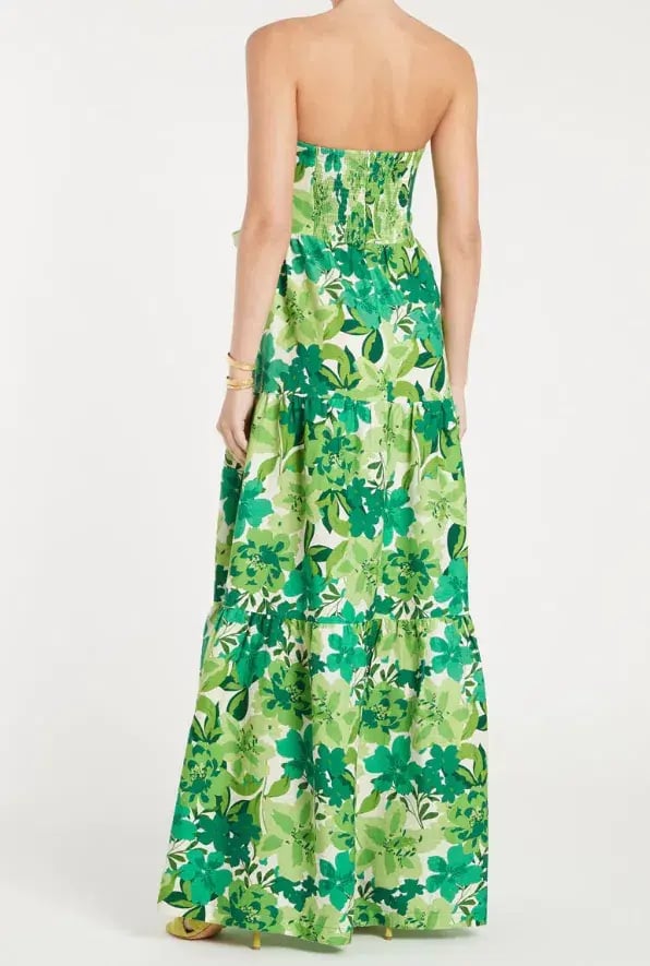 Rebecca Vallance Marguerita Maxi Dress Green Size 14 photo 3