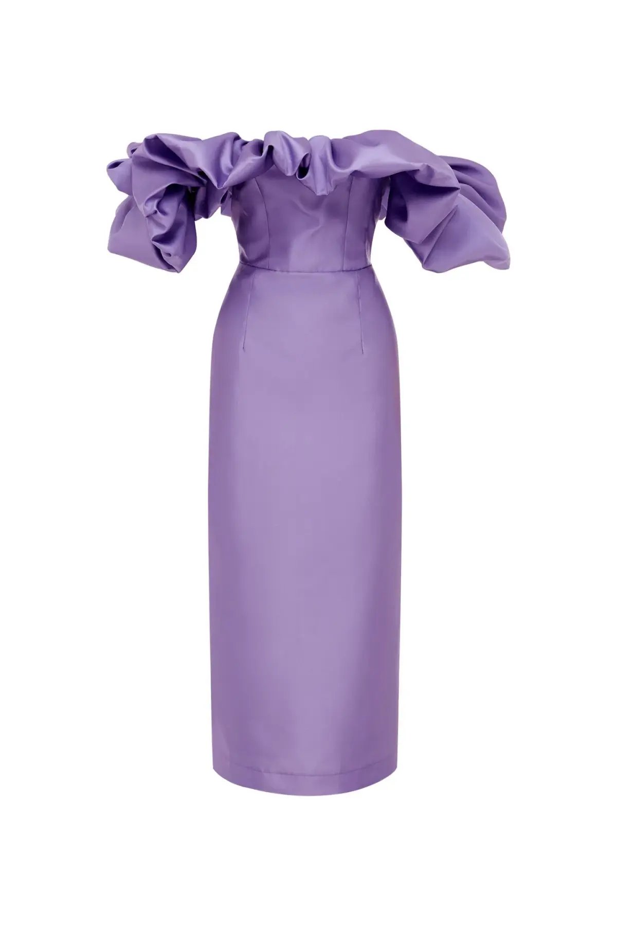 Alemais Suzi Off Shoulder Midi Dress Purple Size 8 photo 4